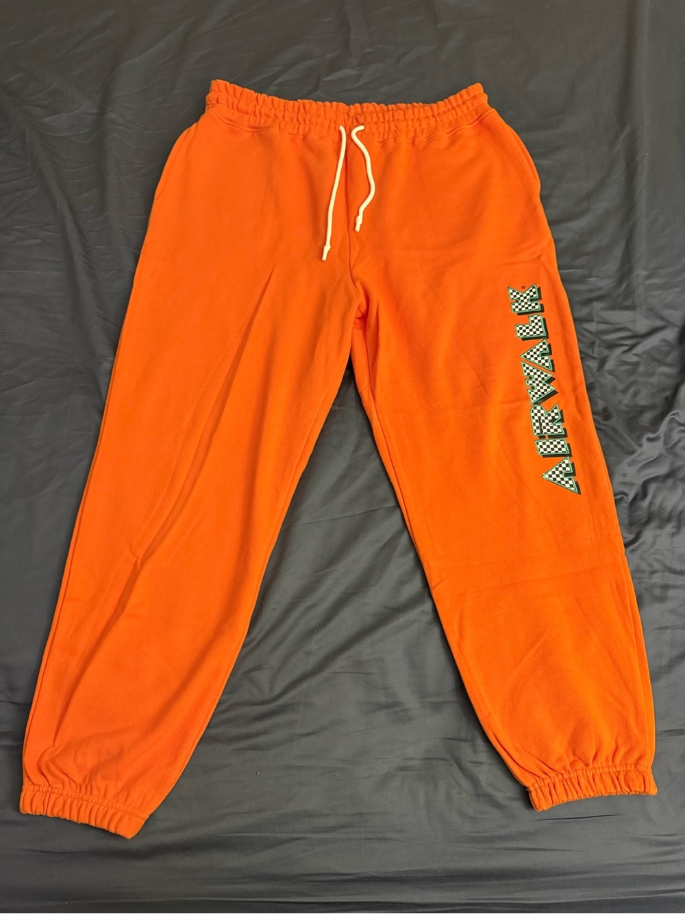 Orange Graphic Jogger Sweatpants - Kids